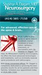 Mobile Screenshot of dagamneurosurgery.com